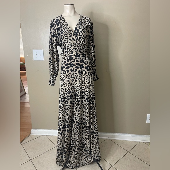 Leopard print wide leg jumpsuit - Picture 8 of 8